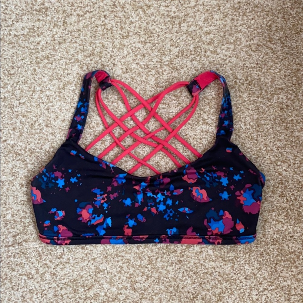 8 strand criss cross sports bra